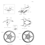 KAWASAKI, ZR900FLF 2020, DECALS(WHITE)