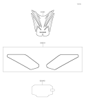 KAWASAKI, ZR900FLF 2020, ACCESSORY(TANK PADS AND METER FILM)