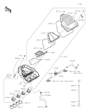 KAWASAKI, KLZ1000DMFNN 2021,KLZ1000DNFNN 2022,KLZ1000DPFNN 2023, AIR CLEANER
