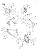 KAWASAKI, KLZ1000DMFNN 2021,KLZ1000DNFNN 2022,KLZ1000DPFNN 2023, ENGINE COVER(S)