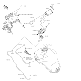 KAWASAKI, KLZ1000DMFNN 2021,KLZ1000DNFNN 2022,KLZ1000DPFNN 2023, FUEL EVAPORATIVE SYSTEM