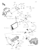 KAWASAKI, KLZ1000DMFNN 2021,KLZ1000DNFNN 2022,KLZ1000DPFNN 2023, WATER PIPE