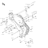 KAWASAKI, KLZ1000DMFNN 2021,KLZ1000DNFNN 2022,KLZ1000DPFNN 2023, ENGINE MOUNT