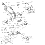 KAWASAKI, KLZ1000DMFNN 2021,KLZ1000DNFNN 2022,KLZ1000DPFNN 2023, FRAME FITTINGS