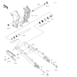 KAWASAKI, KLZ1000DMFNN 2021,KLZ1000DNFNN 2022,KLZ1000DPFNN 2023, SWINGARM