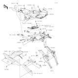 KAWASAKI, KLZ1000DMFNN 2021,KLZ1000DNFNN 2022,KLZ1000DPFNN 2023, REAR FENDER(S)