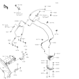 KAWASAKI, KLZ1000DMFNN 2021,KLZ1000DNFNN 2022,KLZ1000DPFNN 2023, BRAKE PIPING