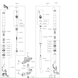 KAWASAKI, KLZ1000DMFNN 2021,KLZ1000DNFNN 2022,KLZ1000DPFNN 2023, FRONT FORK