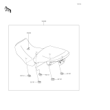 KAWASAKI, KLZ1000DMFNN 2021,KLZ1000DNFNN 2022,KLZ1000DPFNN 2023, SEAT