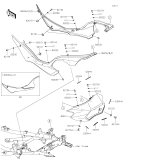 KAWASAKI, KLZ1000DMFNN 2021,KLZ1000DNFNN 2022,KLZ1000DPFNN 2023, SIDE COVERS