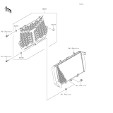 KAWASAKI, KLZ1000DMFNN 2021,KLZ1000DNFNN 2022,KLZ1000DPFNN 2023, ACCESSORY(RADIATOR TRIM)