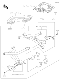 KAWASAKI, KLZ1000DMFNN 2021,KLZ1000DNFNN 2022,KLZ1000DPFNN 2023, ACCESSORY(BAG FITTING KIT)