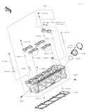 KAWASAKI, ZX1002KPFNN 2023,ZX1002KPFAN 2023,ZX1002KRFNN 2024,ZX1002KRFAN 2024, CYLINDER HEAD