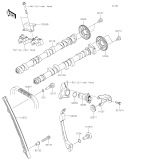 KAWASAKI, ZX1002KPFNN 2023,ZX1002KPFAN 2023,ZX1002KRFNN 2024,ZX1002KRFAN 2024, CAMSHAFT(S)/TENSIONER