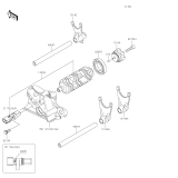 KAWASAKI, ZX1002KPFNN 2023,ZX1002KPFAN 2023,ZX1002KRFNN 2024,ZX1002KRFAN 2024, GEAR CHANGE DRUM/SHIFT FORK(S)