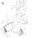 KAWASAKI, ZX1002KPFNN 2023,ZX1002KPFAN 2023,ZX1002KRFNN 2024,ZX1002KRFAN 2024, RADIATOR