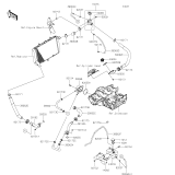 KAWASAKI, ZX1002KPFNN 2023,ZX1002KPFAN 2023,ZX1002KRFNN 2024,ZX1002KRFAN 2024, WATER PIPE