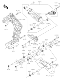 KAWASAKI, ZX1002KPFNN 2023,ZX1002KPFAN 2023,ZX1002KRFNN 2024,ZX1002KRFAN 2024, SUSPENSION/SHOCK ABSORBER