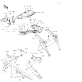 KAWASAKI, ZX1002KPFNN 2023,ZX1002KPFAN 2023,ZX1002KRFNN 2024,ZX1002KRFAN 2024, REAR FENDER(S)