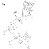 KAWASAKI, ZX1002KPFNN 2023,ZX1002KPFAN 2023,ZX1002KRFNN 2024,ZX1002KRFAN 2024, BRAKE PEDAL