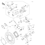 KAWASAKI, ZX1002KPFNN 2023,ZX1002KPFAN 2023,ZX1002KRFNN 2024,ZX1002KRFAN 2024, REAR BRAKE