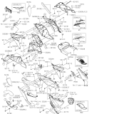 KAWASAKI, ZX1002KPFNN 2023,ZX1002KPFAN 2023,ZX1002KRFNN 2024,ZX1002KRFAN 2024, COWLING LOWERS