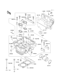 KAWASAKI, EL250-F6 2003, CYLINDER HEAD