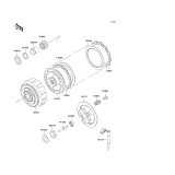 KAWASAKI, EL250-F6 2003, CLUTCH