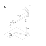 KAWASAKI, EL250-F6 2003, GEAR CHANGE MECHANISM