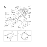 KAWASAKI, EL250-F6 2003, ENGINE COVER(S)