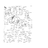 KAWASAKI, EL250-F6 2003, RADIATOR