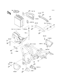 KAWASAKI, EL250-F6 2003, BATTERY CASE
