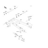 KAWASAKI, EL250-F6 2003, SWINGARM