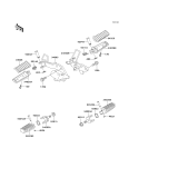 KAWASAKI, EL250-F6 2003, FOOTRESTS