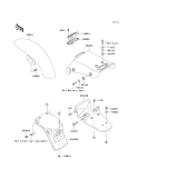 KAWASAKI, EL250-F6 2003, FENDERS