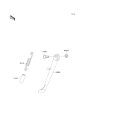 KAWASAKI, EL250-F6 2003, STAND(S)