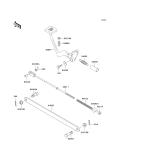 KAWASAKI, EL250-F6 2003, BRAKE PEDAL