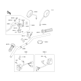 KAWASAKI, EL250-F6 2003, HANDLEBAR