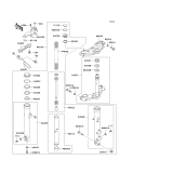 KAWASAKI, EL250-F6 2003, FRONT FORK