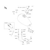 KAWASAKI, EL250-F6 2003, FUEL TANK