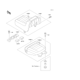 KAWASAKI, EL250-F6 2003, SEAT