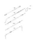 KAWASAKI, EL250-F6 2003, CABLES