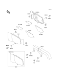 KAWASAKI, EL250-F6 2003, SIDE COVERS/CHAIN COVER
