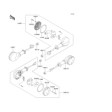 KAWASAKI, EL250-F6 2003, TURN SIGNALS