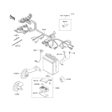 KAWASAKI, EL250-F6 2003, CHASSIS ELECTRICAL EQUIPMENT