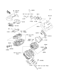 KAWASAKI, VN1600A6F 2006, CYLINDER HEAD COVER