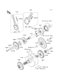 KAWASAKI, VN1600A6F 2006, CRANKSHAFT