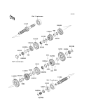 KAWASAKI, VN1600A6F 2006, TRANSMISSION