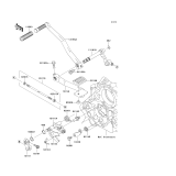 KAWASAKI, VN1600A6F 2006, GEAR CHANGE MECHANISM