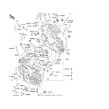 KAWASAKI, VN1600A6F 2006, CRANKCASE